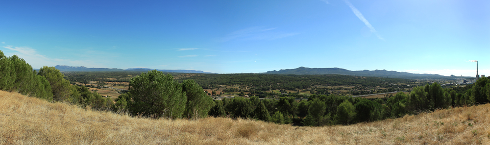 Vue sud depuis le sommet du Défens